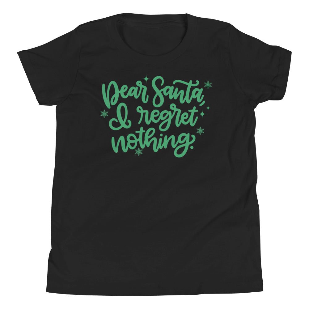 I Regret Nothing Youth Holiday Tee