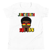 Load image into Gallery viewer, Little Boy Sunglasses Juneteenth Youth Tee
