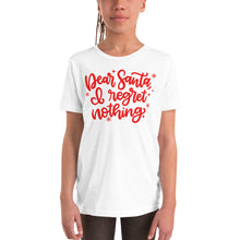 Load image into Gallery viewer, I Regret Nothing Youth Holiday Tee
